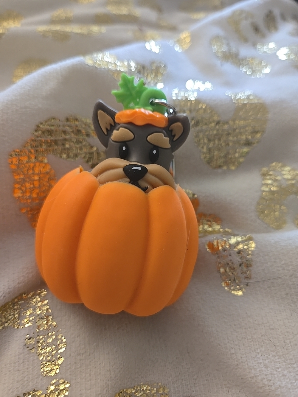 NWT Bath & Body Works Ltd. Edition Pop Up Terrier In Pumpkin Pocketbac Holder